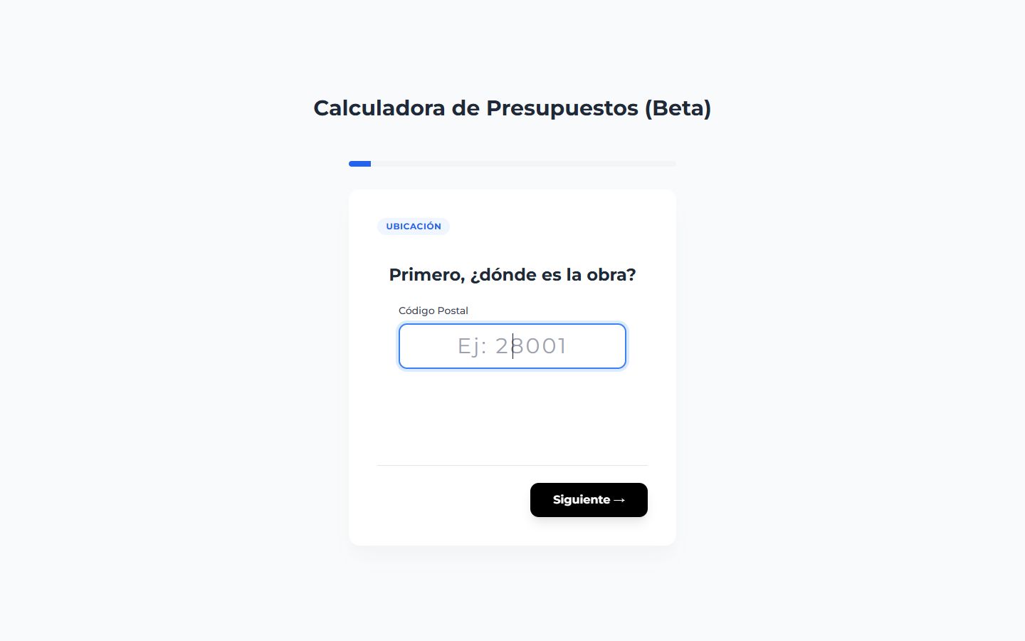 Vista del proyecto Reforma OS